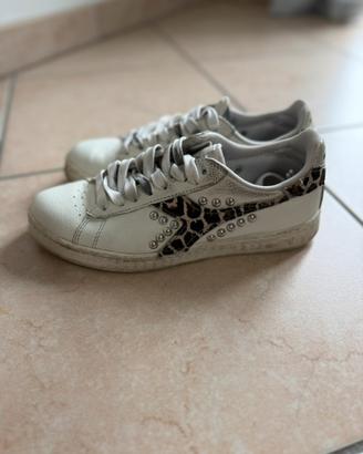 Diadora donna dettagli leopardati