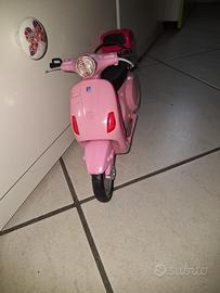 Barbie Vespa Rosa Originale - Motorino con Baulett