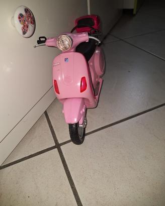 Barbie Vespa Rosa Originale - Motorino con Baulett