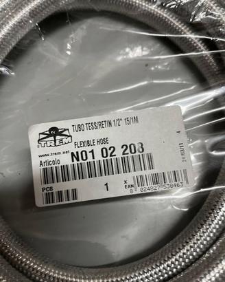 Tubi per doccetta anima in epdm 1/2F 15/1M 2 metri