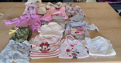 Lotto abbigliamento autunnal bimba taglia 3-6 mesi