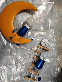 Lampadario+lampada applique Luna