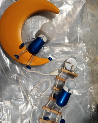 Lampadario+lampada applique Luna