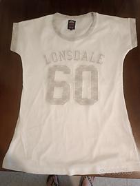 T-shirt Lonsdale, cotone  bianco,i taglia M