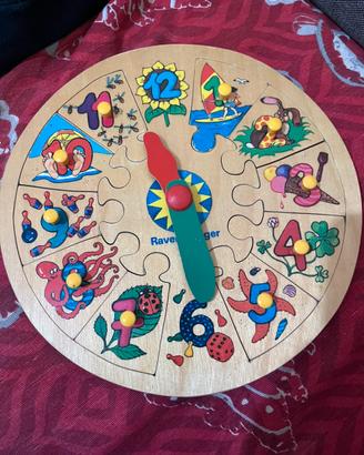 Orologio puzzle bambini