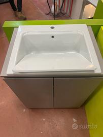 lavatoio con mobile asse 60x50
