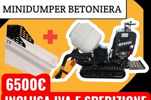 Motocarriola Minidumper Dumper Betoniera RSV