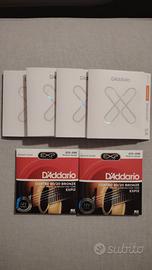 Corde chitarra acustica D'Addario XS e EXP