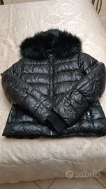 Giubbotto piumino nero donna Zara xs s 