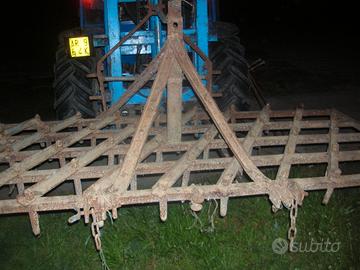 Erpice FISSO da mt. 2,50 a 5 file di denti