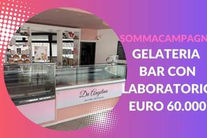 Bar gelateria con laboratorio