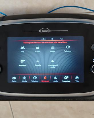 radio fiat 500x originale fiat con carplay 