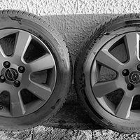 gomme invernali + cerchio opel corsa