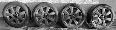 gomme invernali + cerchio opel corsa