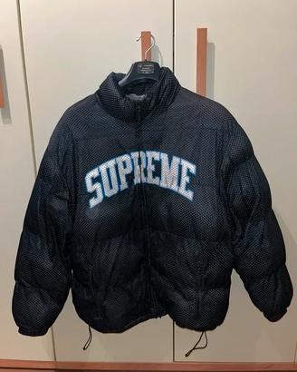 Supreme Mesh Jersey Puffer Jacket Black (Size L)