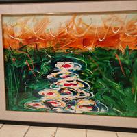 olio su tela di schifano