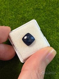 Zaffiro naturale 3.50 ct taglio Cushion