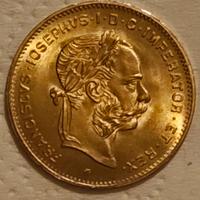 Austria Oro 4 Fiorini 10 Franchi 1892 Francesco Gi