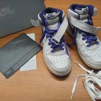NIKE Air force 1 MID "07 Viola e bianche