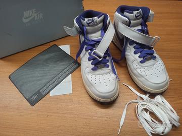 NIKE Air force 1 MID "07 Viola e bianche