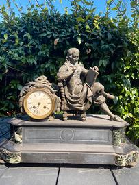 Orologio antico da tavolo in marmo