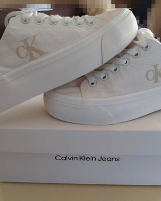 Sneakers donna CALVIN KLEIN White Triple Bright 