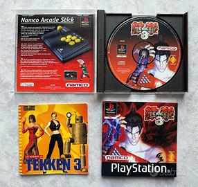 Tekken 3 PS1 PsOne originale PAL ITA Black Label