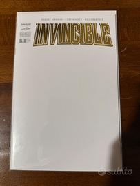 Invincible #1 Variant white cover logo Oro