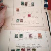 Collezione francobolli d'epoca oltre 1000 pagine 