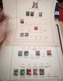Collezione francobolli d'epoca oltre 1000 pagine 