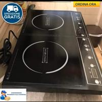 PIASTRA INDUZIONE A DOPPIO PIANO 