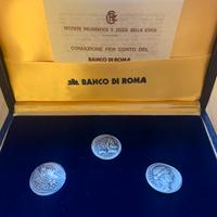 Monete in argento coniate per conto del Banco Roma