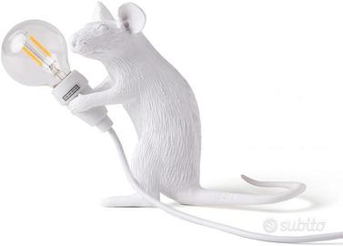 Seletti Mouse Lamp Mac Lampada Topo Seduto