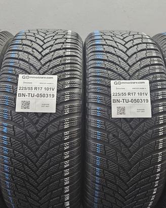 4 Pneumatici 225/55 R17 Firestone Winter Hawk 4