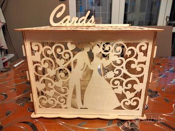 scatola porta buste matrimonio 