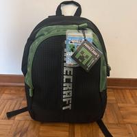 Zaino Minecraft (nuovo) per bambini/ragazzi