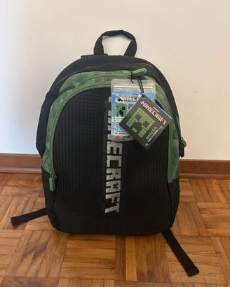 Zaino Minecraft (nuovo) per bambini/ragazzi