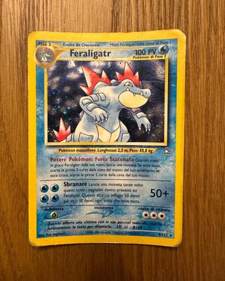 Pokemon Feraligatr Holo Neo Genesis 4/111 holo Ita