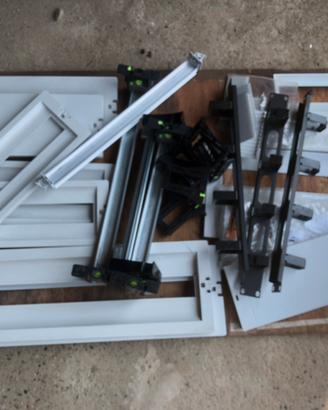 Lotto pannelli forati barra DIN quadro elettrico