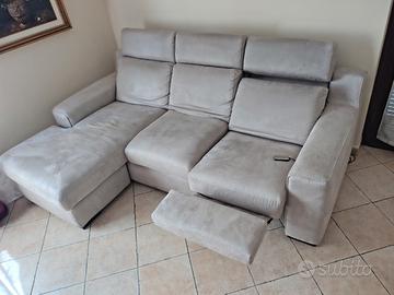 divano poltrone e sofa 3 posti con penisola 