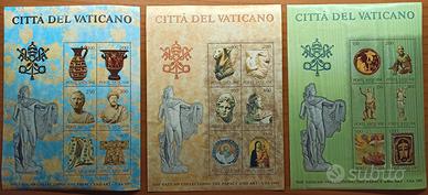 VATICANO 1983 foglietti Collezioni vaticane in USA