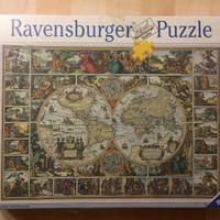 Puzzle Antico Mappamondo