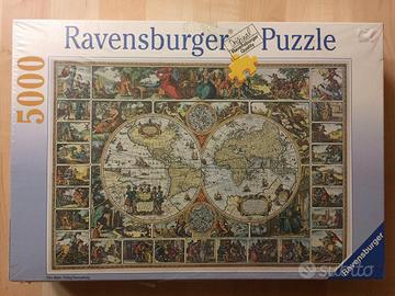 Puzzle Antico Mappamondo