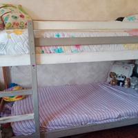 Letto a Castello Legno di Abete 