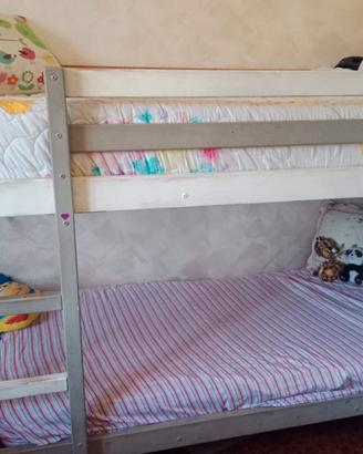 Letto a Castello Legno di Abete 