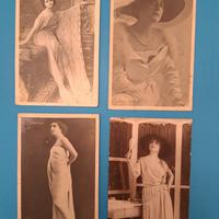 Cartoline originali antiche/vintage 1920 attrici