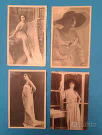 Cartoline originali antiche/vintage 1920 attrici