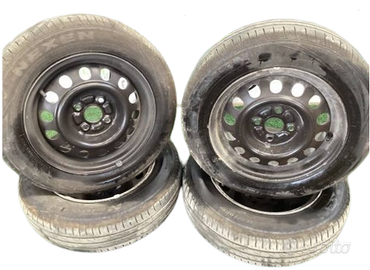 4 Cerchi R14 in acciaio per Yaris mod 1999/2005