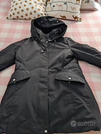 Parka giacca inverno foderato con pelliccia Zara