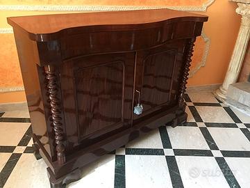 Piccola Servante Inglese Piuma Mogano